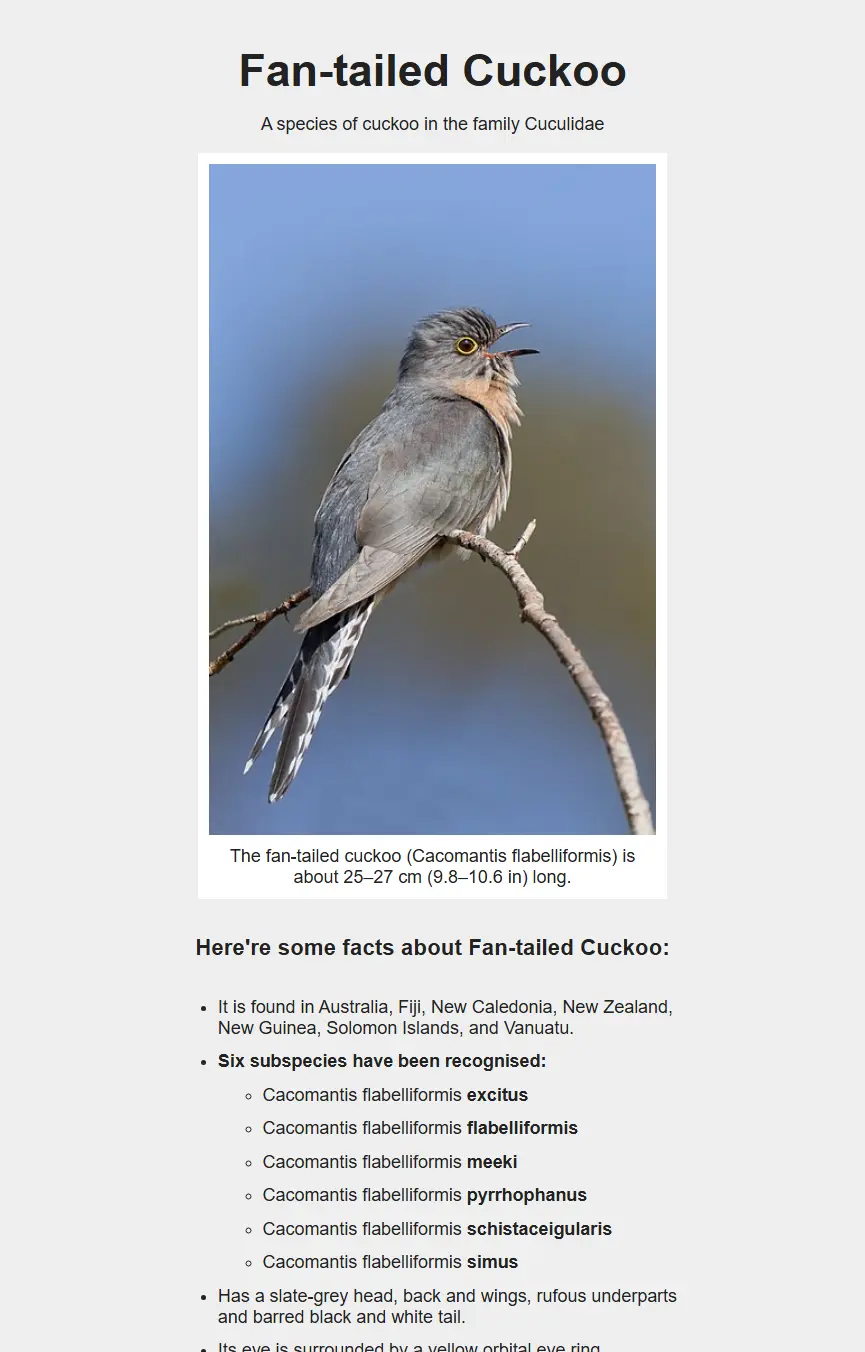 Light-themed Tribute Page