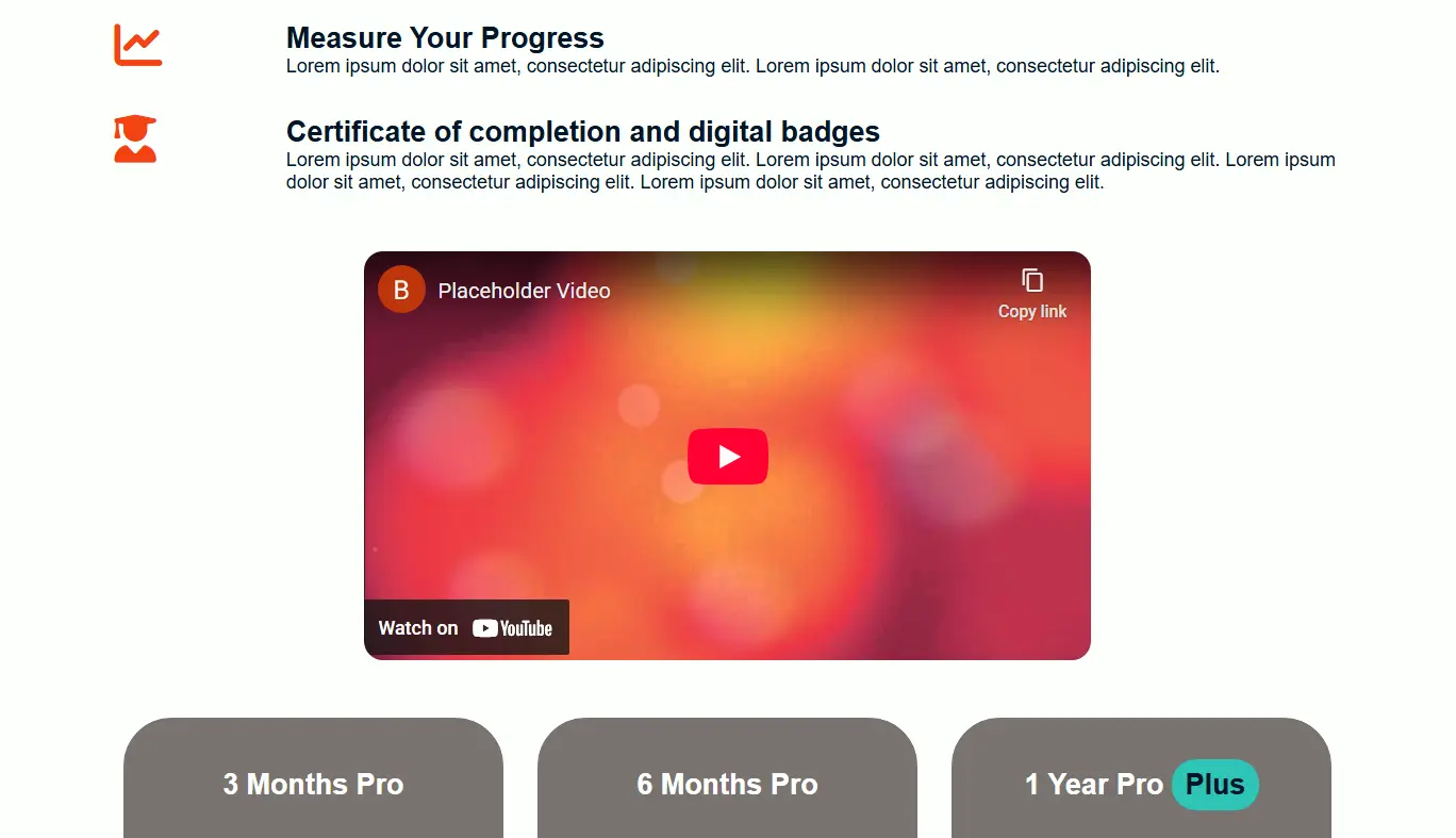 Light-themed Product Landing Page